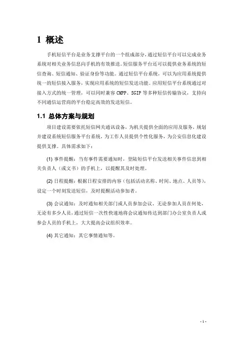 短信平台