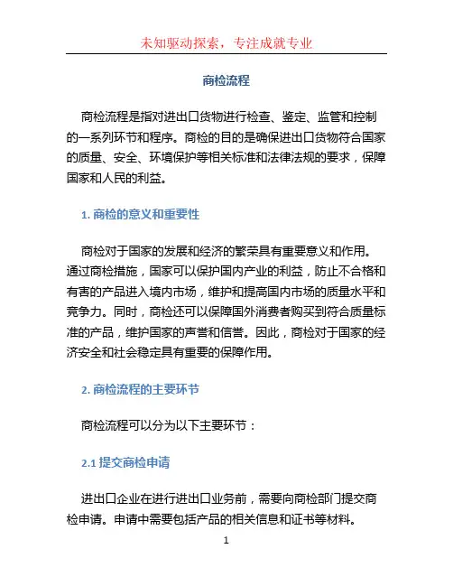 商检流程文档