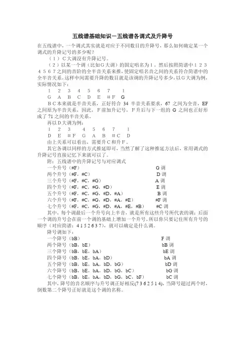 音乐升降号