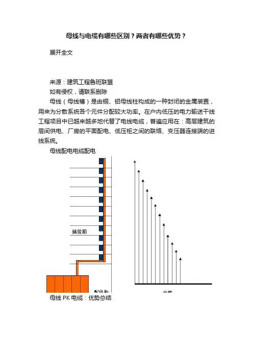 母线与电缆有哪些区别？两者有哪些优势？
