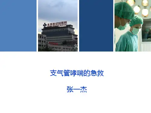 过敏性哮喘的急救流程讲课 ppt课件