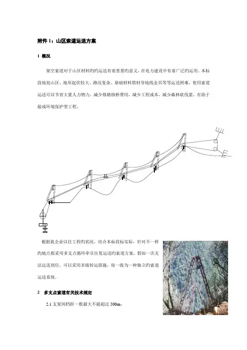 索道运输方案