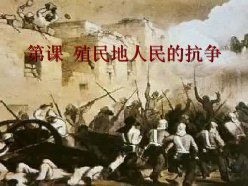 《殖民地人民的抗争》殖民扩张与殖民地人民的抗争PPT教学课件