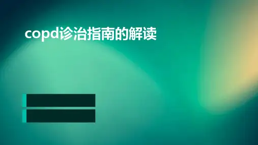 COPD诊治指南的解读