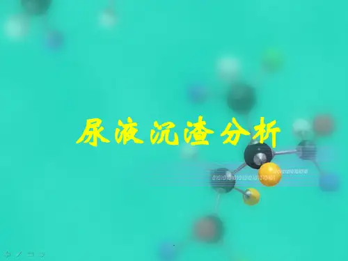 尿液沉渣分析医学PPT课件