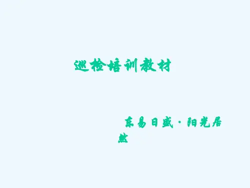巡检培训
