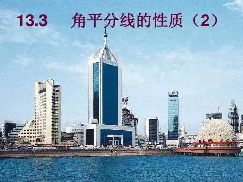 (2019版)角的平分线的性质(2)