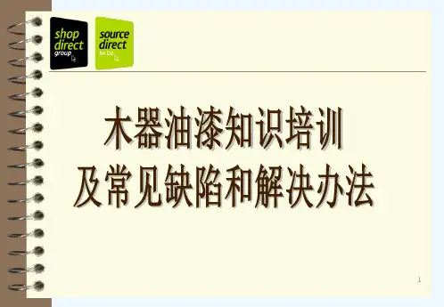 木器油漆知识培训