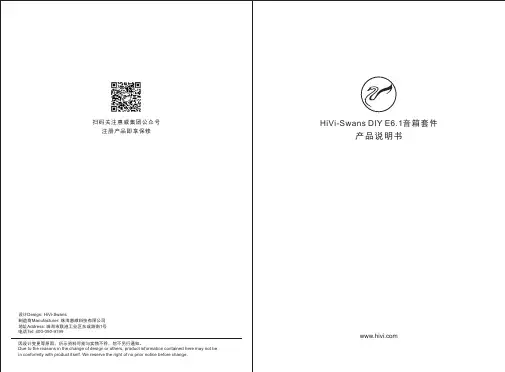 HiVi-Swans DIY E6.1音箱套件产品说明书