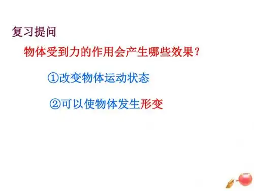 弹力弹簧测力计 PPT课件3 人教版