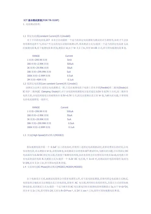 ICT基本测试原理