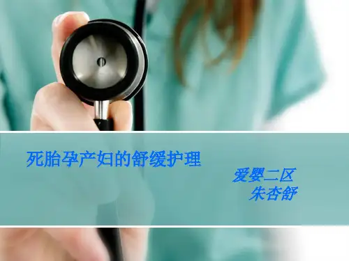 死胎孕产妇心理护理