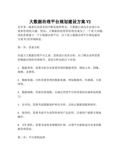 2023-大数据治理平台规划建设方案V2-1