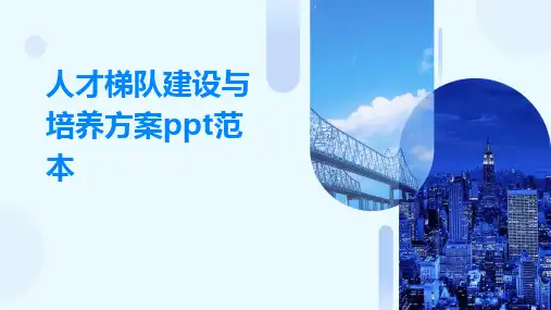 2024版人才梯队建设与培养方案ppt范本