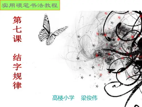结字规律剖析