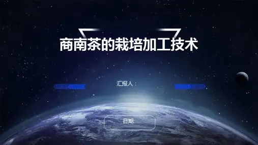 商南茶的栽培加工技术