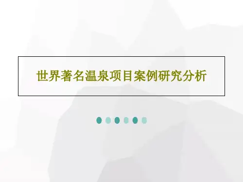 世界著名温泉项目案例研究分析共51页文档