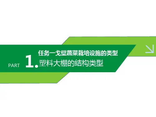 塑料大棚的结构类型课件(共21张PPT)《蔬菜生产技术》同步教学(中国农业出版社)