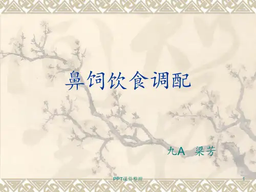 鼻饲患者饮食调配