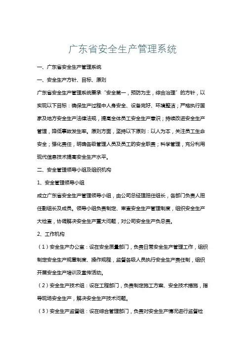 广东省安全生产管理系统