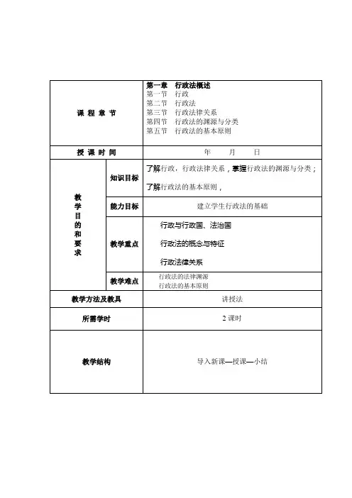 行政法(1-164章)完整版