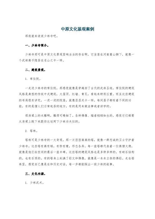 中原文化景观案例