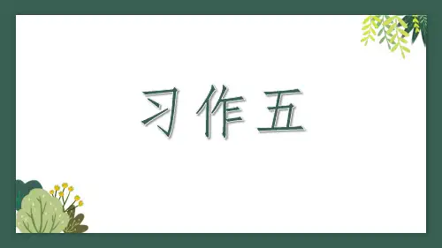 统编版语文六年级上册第五单元习作《围绕中心意思写》课件(共22张PPT)