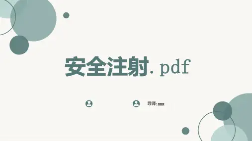 安全注射_模板参考