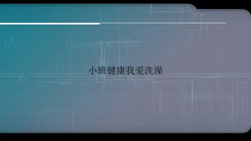 小班健康我爱洗澡优选演示