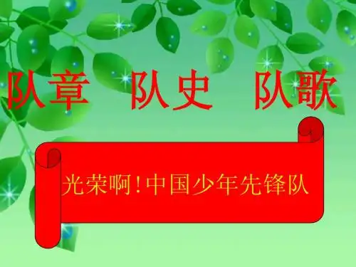 队章  队史  队歌