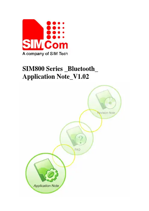 SIM800 Bluetooth applocation