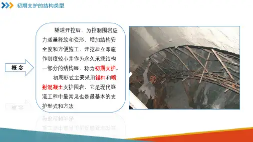 隧道衬砌结构 初期支护的结构类型