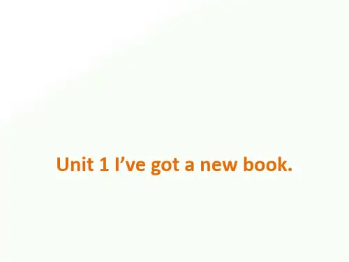 三年级下册英语课件-Module 9 Unit 1 I’ve got a new book外研社(三起) (共15张PPT)