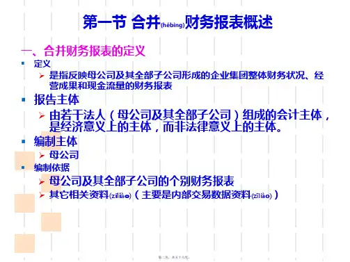 9合并财务报表56页PPT