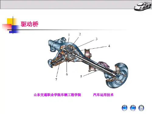 学习任务1： 驱动桥异响故障诊断与排除