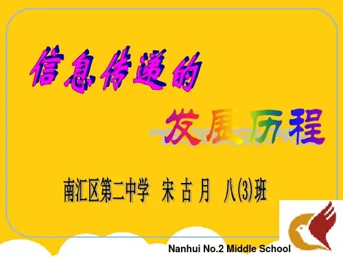 信息传递的ppt实用资料