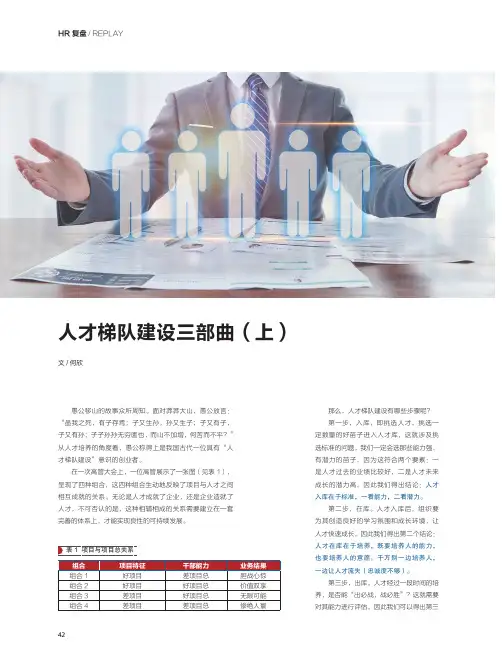 人才梯队建设三部曲(上)