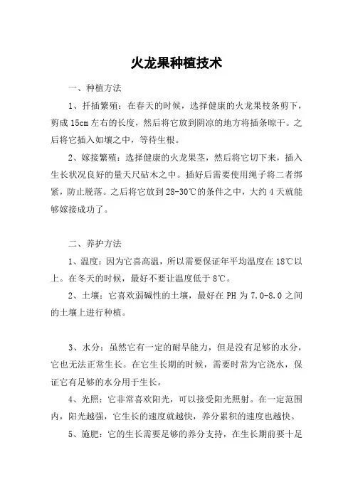 火龙果种植技术_1