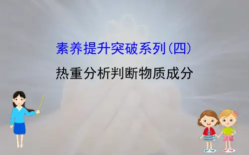 热重分析判断物质成分课件(47张)