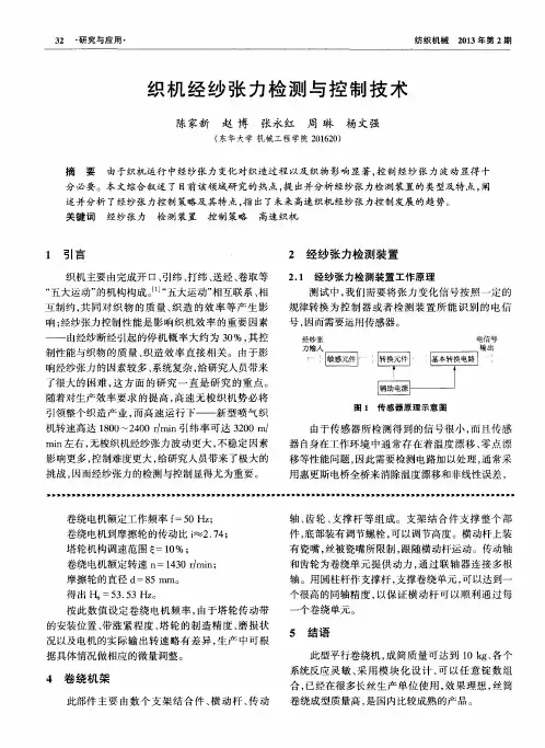织机经纱张力检测与控制技术