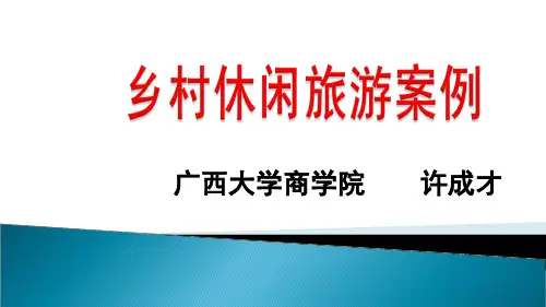 最美乡村休闲旅游案例集