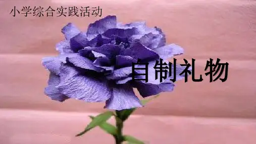 优质课一等奖小学综合实践《巧手工艺坊：制作康乃馨》