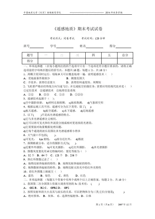遥感地质