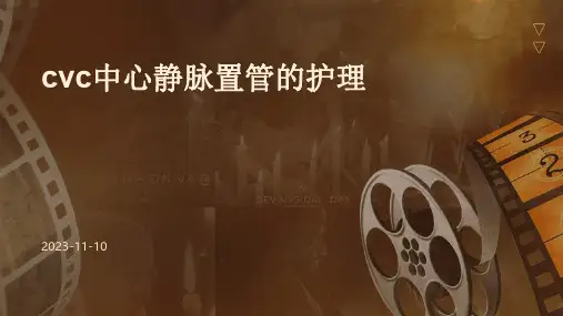 cvc中心静脉置管的护理