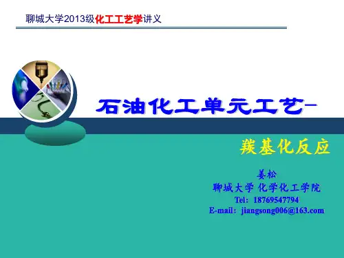 化工工艺学-第四章-羰基化反应讲解