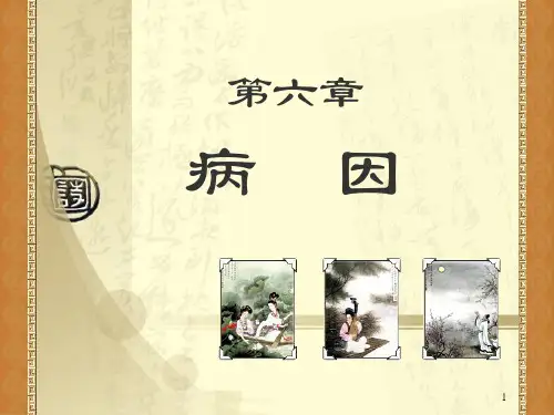 中医基础理论——第六章-病因