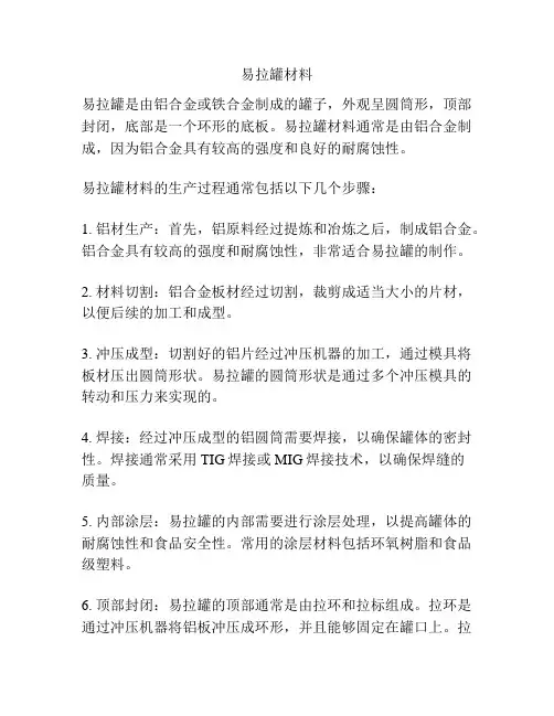 易拉罐材料