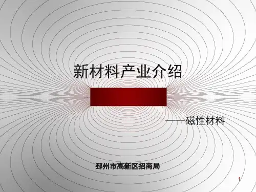 新材料产业介绍 PPT课件