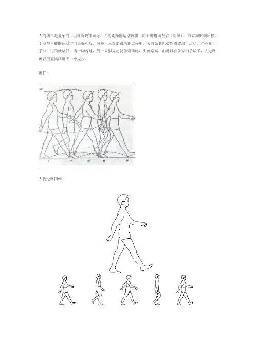 逐帧动画例子人走路