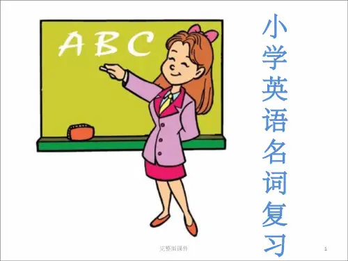 小升初英语名词复习-精品完整ppt课件